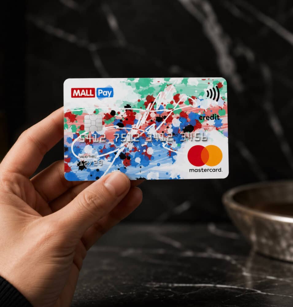 Branding kreditní karty Mall Pay od Miroslava