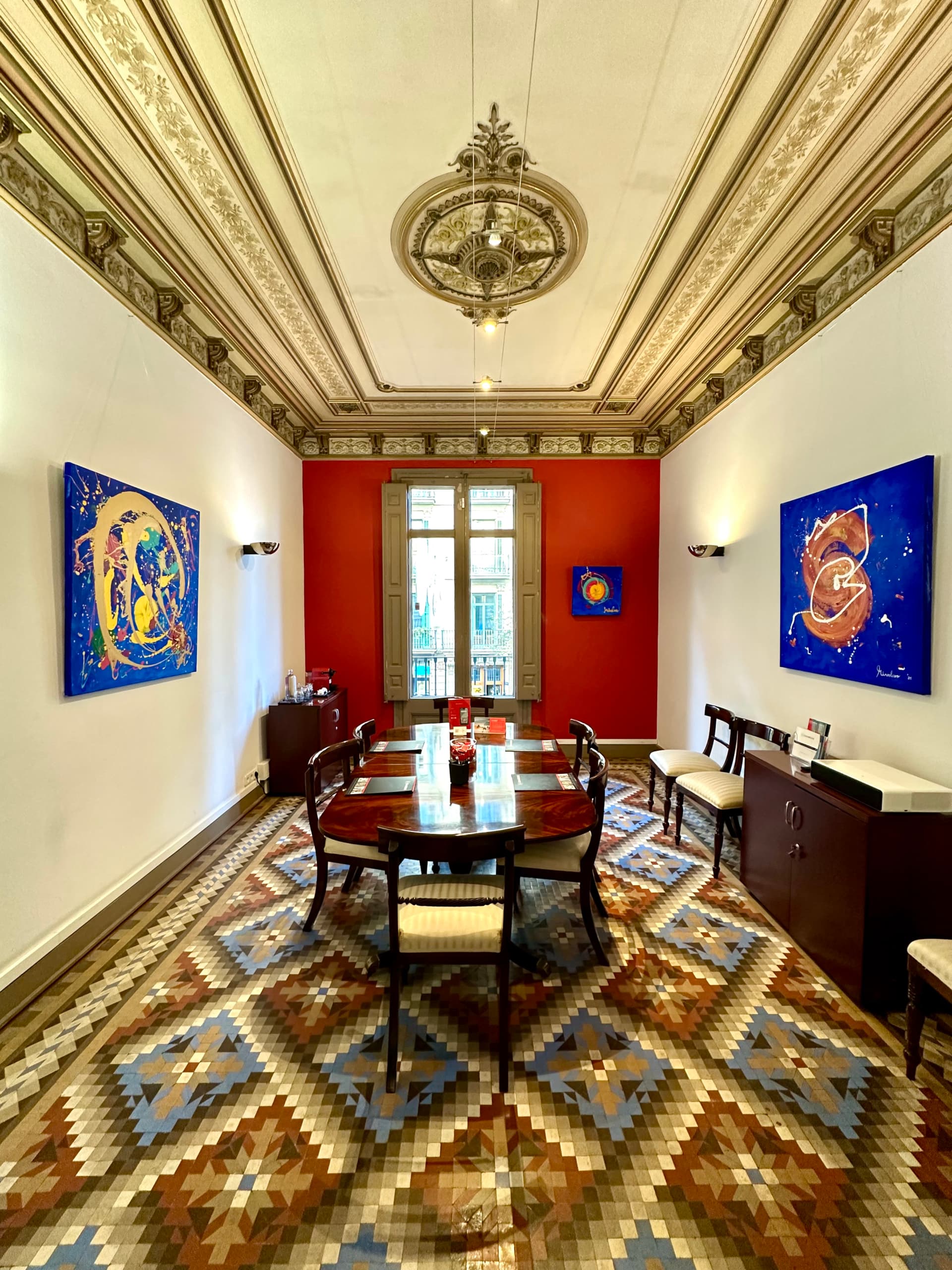 Art Exhibition Barcelona Miroslavo at Law Office