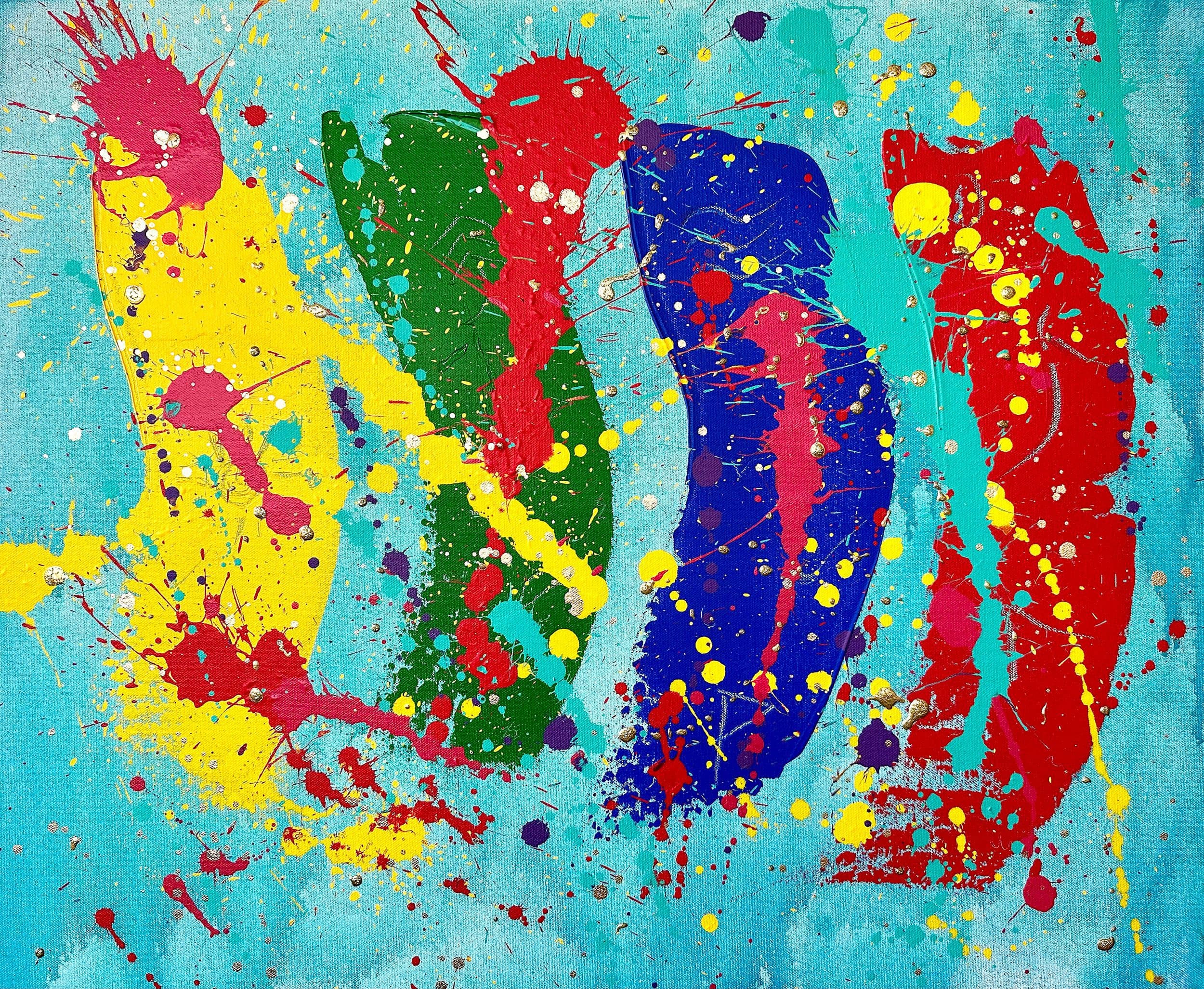 Dances with Chaos — abstract painting by Miroslavo