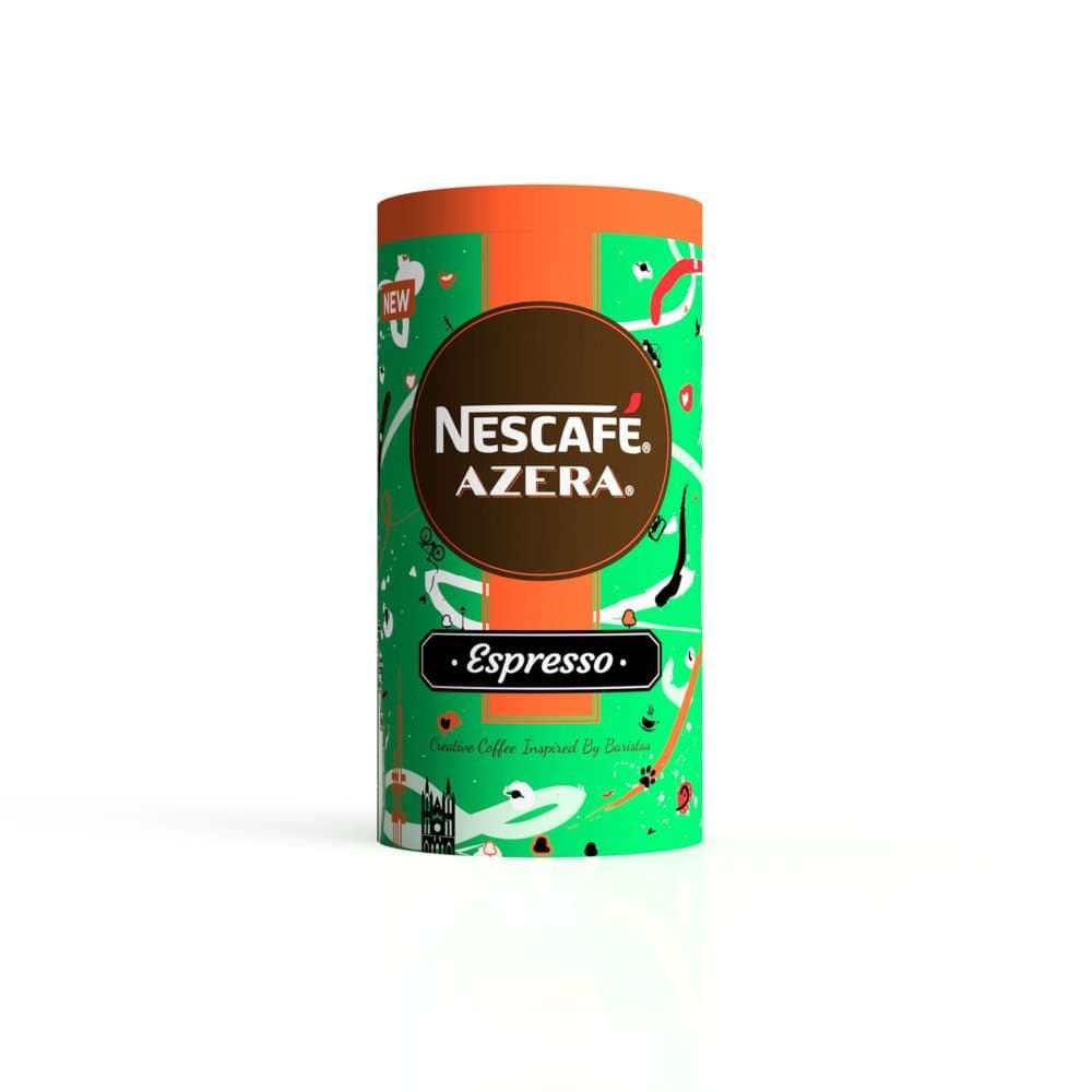 Nescafé Azera label design illustration by Miroslavo