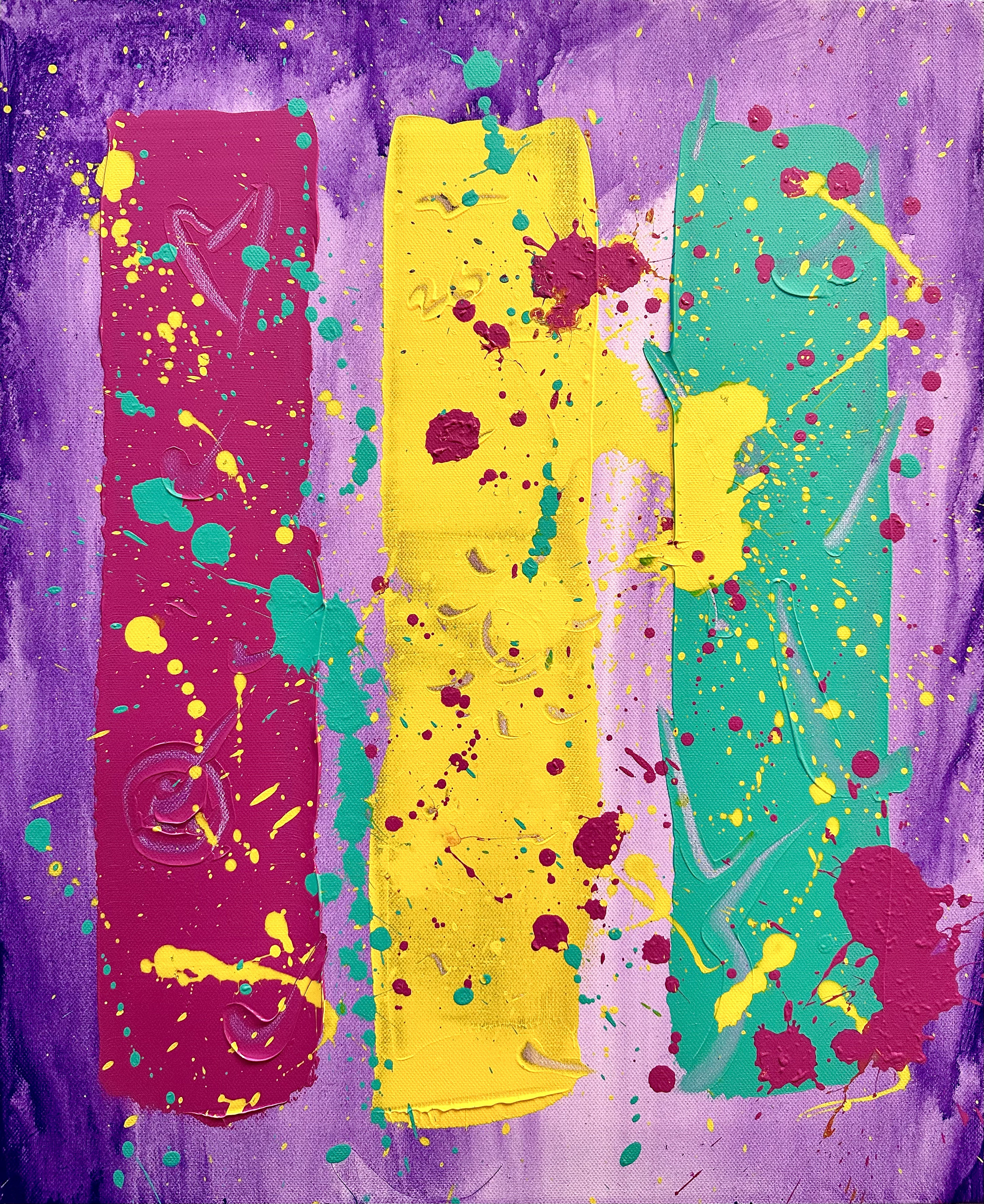 Completion — colourful abstract painting by Miroslavo