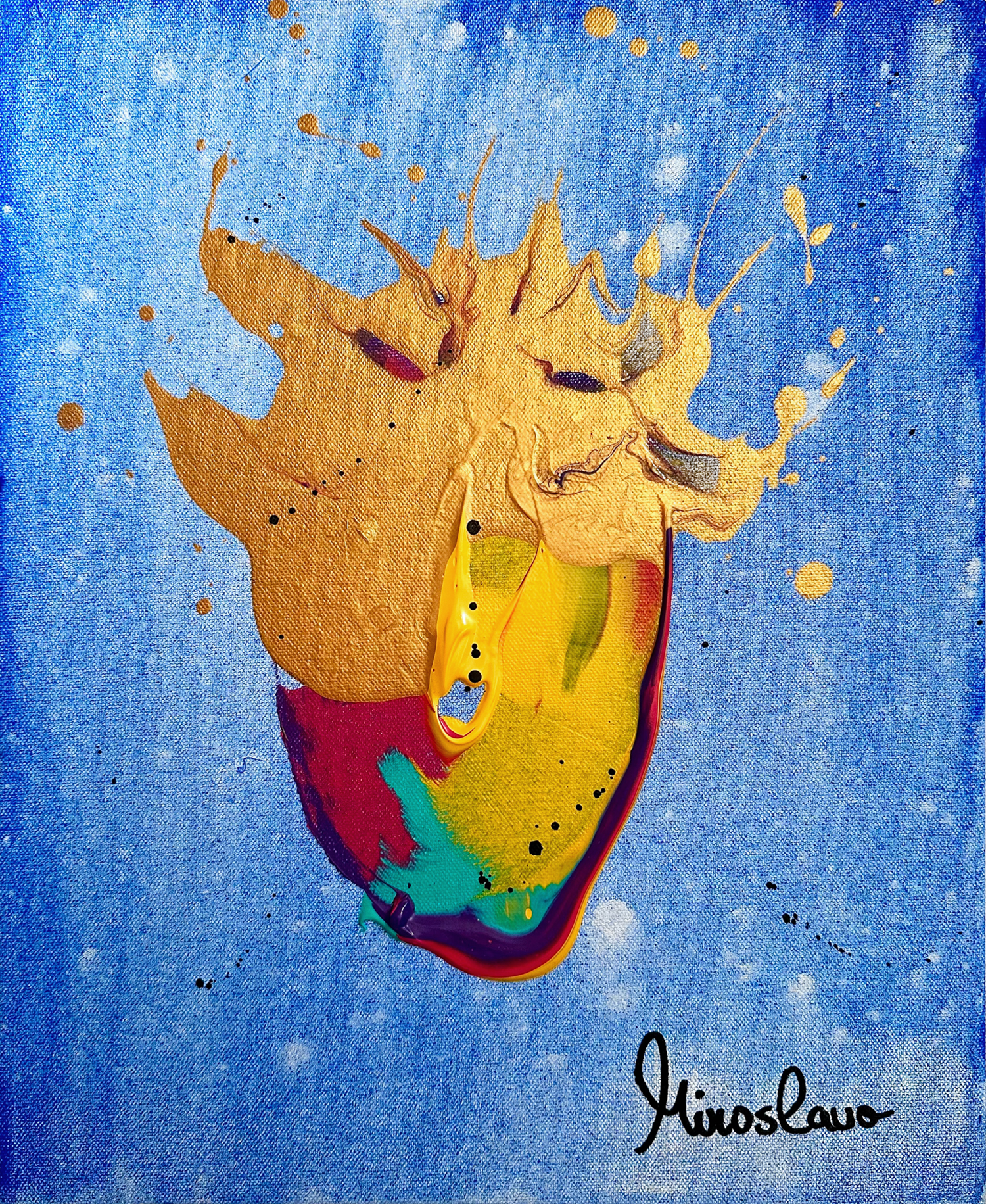 Resurrection — abstract painting by Miroslavo