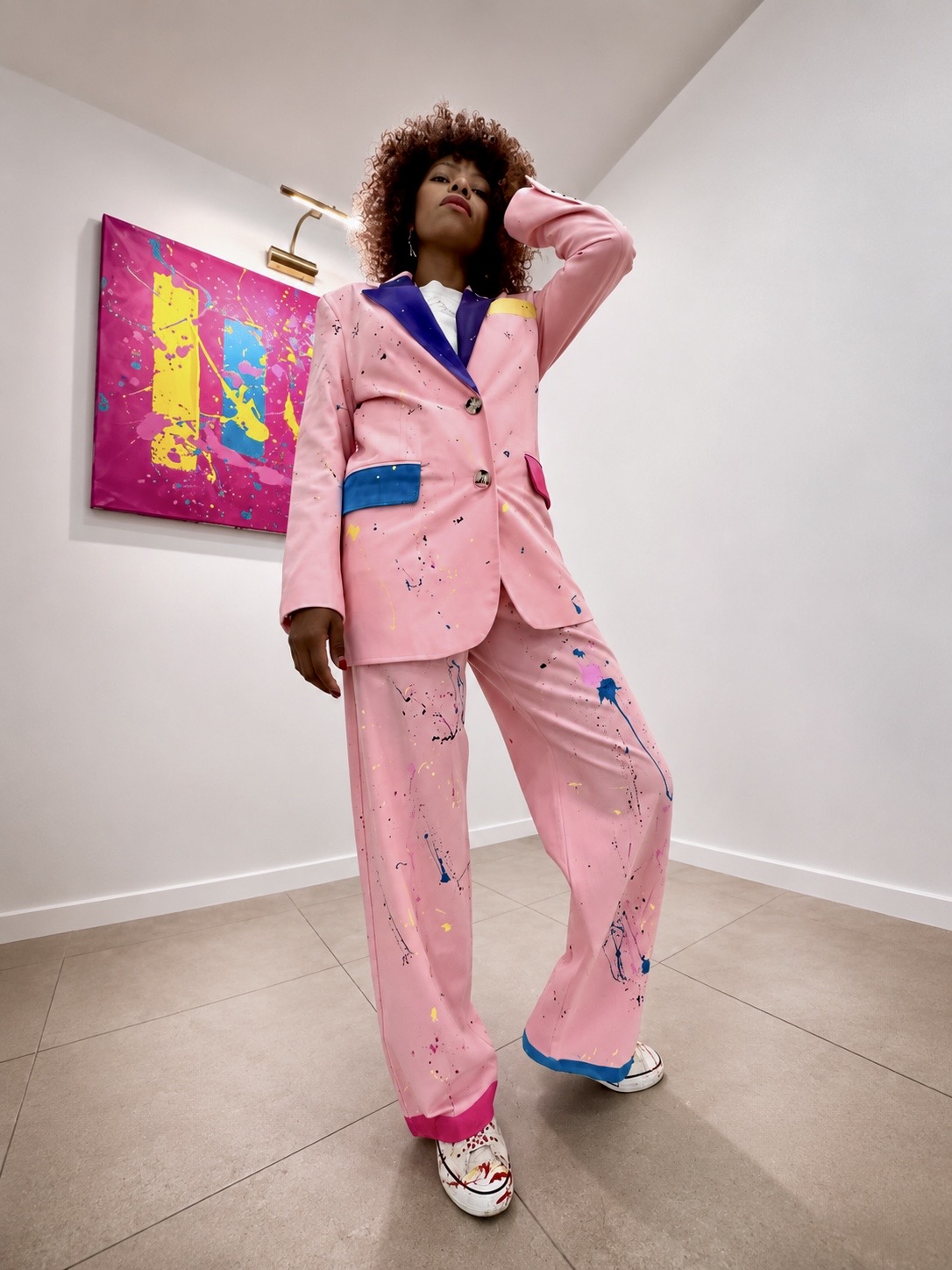 Hand-painted Art-Tux suit by Miroslavo